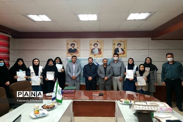 تجلیل از دانش‌آموزان خبرنگار فعال پانا در ملارد