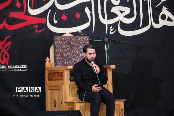 سومین شب مراسم عزاداری هیات «هنر و رسانه» در قم
