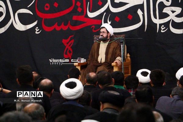 سومین شب مراسم عزاداری هیات «هنر و رسانه» در قم