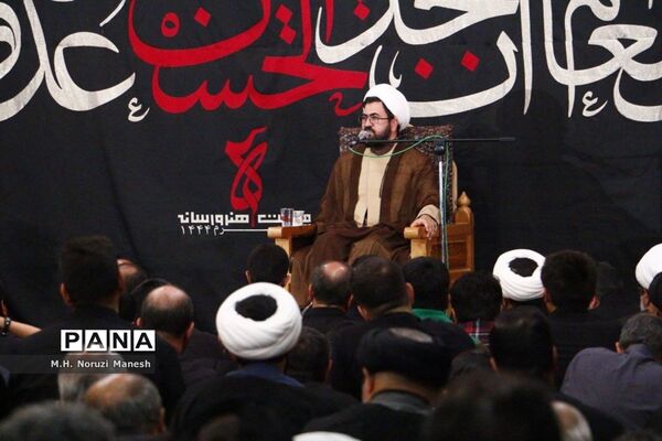 سومین شب مراسم عزاداری هیات «هنر و رسانه» در قم