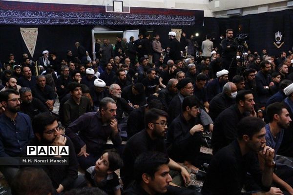 سومین شب مراسم عزاداری هیات «هنر و رسانه» در قم