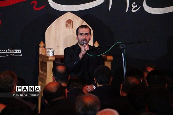 سومین شب مراسم عزاداری هیات «هنر و رسانه» در قم