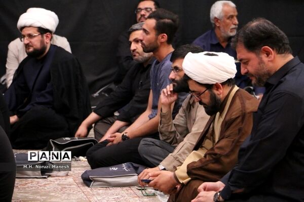 سومین شب مراسم عزاداری هیات «هنر و رسانه» در قم