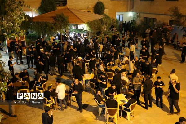 سومین شب مراسم عزاداری هیات «هنر و رسانه» در قم