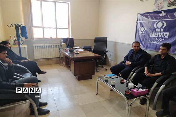 تقدیر از دانش‌آموز خبرنگاران پانا