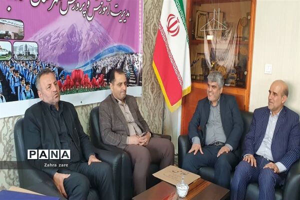 آیین تودیع و معارفه مدیر آموزش وپرورش شهرستان محمود آباد