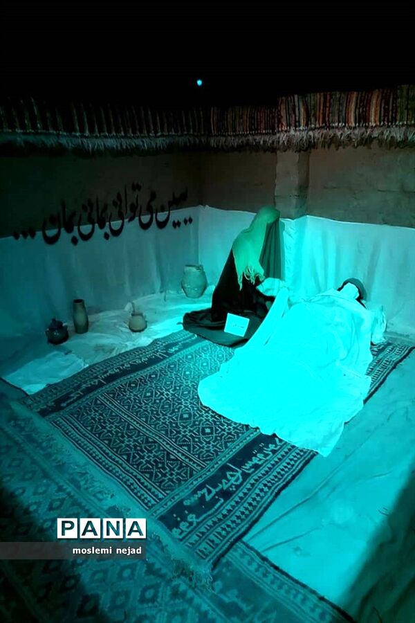 برپایی نمایشگاه روضه رضوان در نوش‌آباد، آران و بیدگل