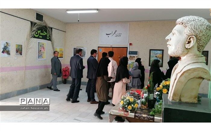 نمایشگاه نقاشی هدهد صبا در شیروان در حال برگزاری است