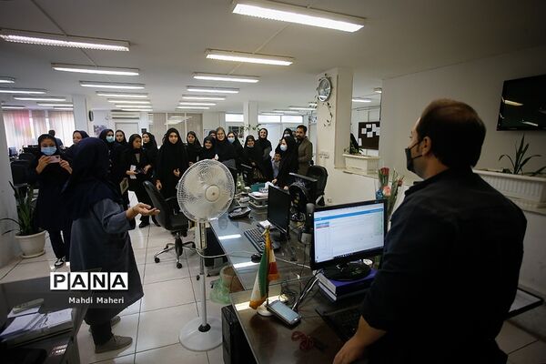 حضور دانش‌آموز خبرنگاران شهرستان‌های استان تهران در خبرگزاری پانا