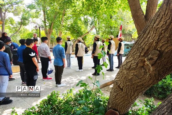 برگزاری اردوی دانش‌آموزان ناحیه چهار شیراز