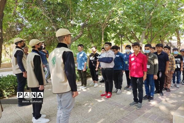 برگزاری اردوی دانش‌آموزان ناحیه چهار شیراز