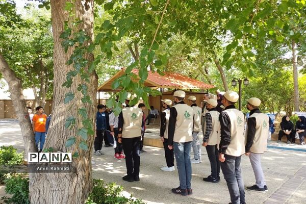 برگزاری اردوی دانش‌آموزان ناحیه چهار شیراز