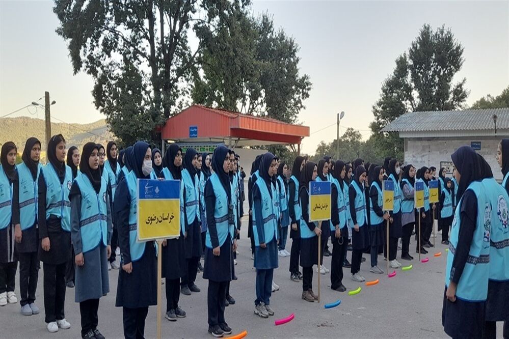افتتاحیه اردوی قطبی اعضای سازمان دانش‌آموزی در استان گلستان