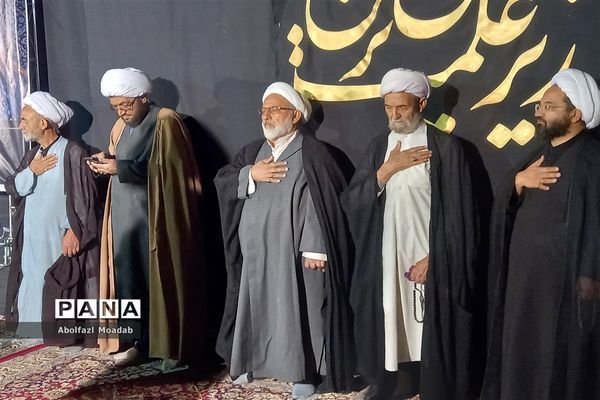 عزاداری سالروز شهادت یادگار کربلا امام سجاد(ع) در فرمانداری کاشمر