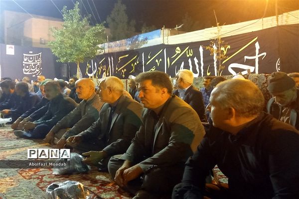عزاداری سالروز شهادت یادگار کربلا امام سجاد(ع) در فرمانداری کاشمر