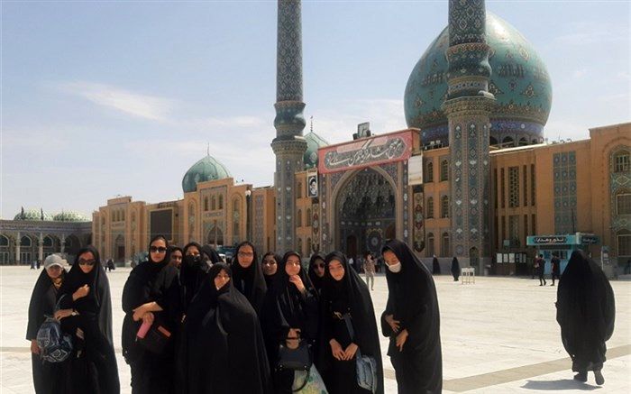 اردوی پایگاه تابستانه طرح خادمیاران رضوی دبیرستان حکمت جعفرآباد قم