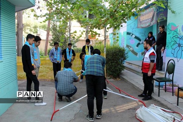 برگزاری پیش اردوی قطبی سازمان دانش آموزی درقزوین