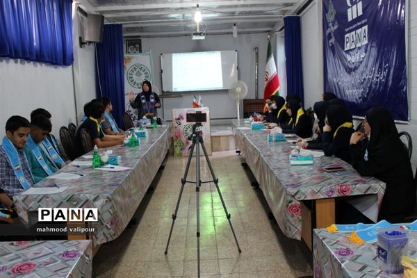 برگزاری پیش اردوی قطبی سازمان دانش آموزی درقزوین