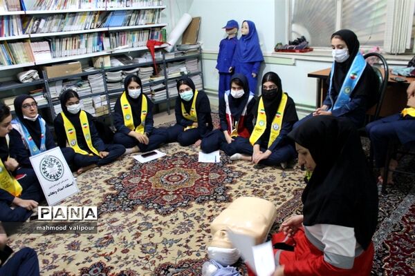 برگزاری پیش اردوی قطبی سازمان دانش آموزی درقزوین