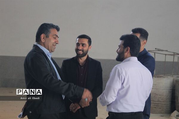 بازدید وزیر ورزش و جوانان از سالن امام رضا(ع) سورک