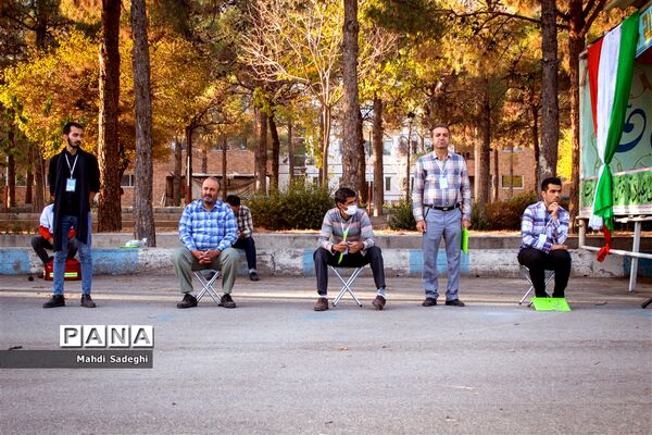 صبحگاه دومین روز اردوی قطبی اعضای سازمان دانش‌آموزی