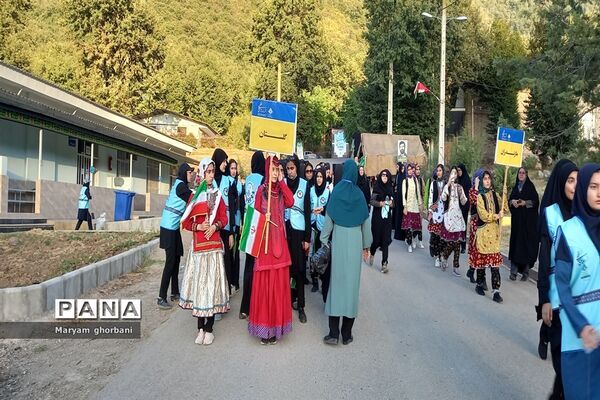 اردوی قطبی اعضای سازمان دانش‌آموزی مازندرانی در گلستان