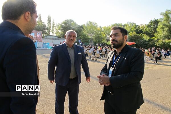 بازدید معاون پرورشی و فرهنگی اداره‌کل شهرستان‌های تهران از اردوی قطبی اعضای سازمان دانش‌آموزی