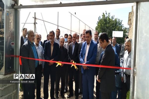 افتتاح گلخانه گل‌های زینتی در اسرم