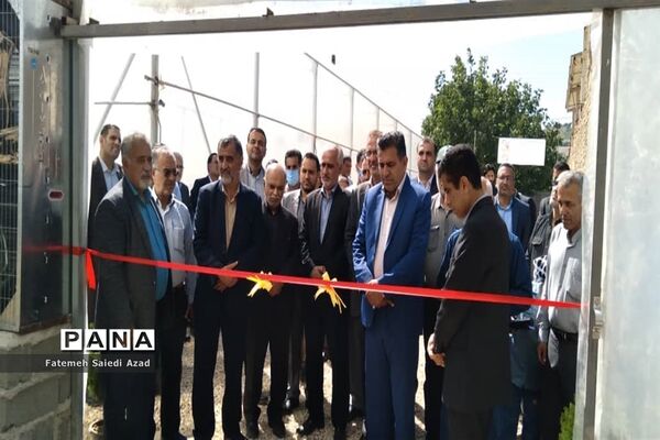 افتتاح گلخانه گل‌های زینتی در اسرم