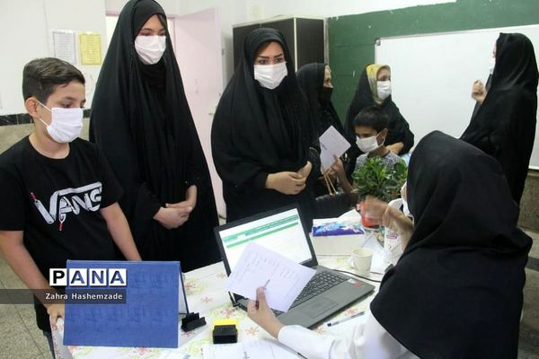 اردوی جهادی پزشکی و دندان‌پزشکی در دبستان امیرالمومنین شهرری