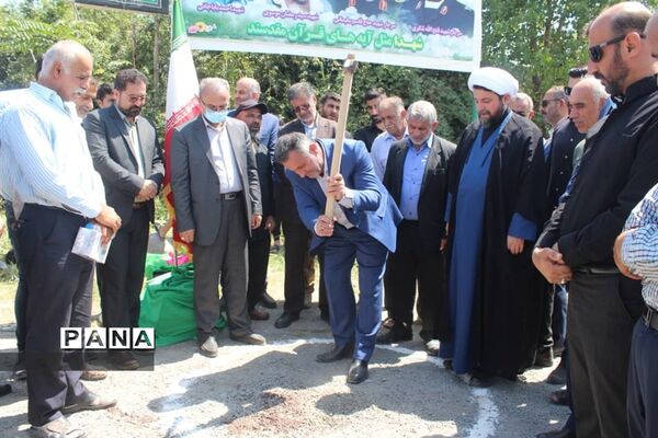 افتتاحیه طرح‌های هادی و کلنگ‌زنی در محمودآباد