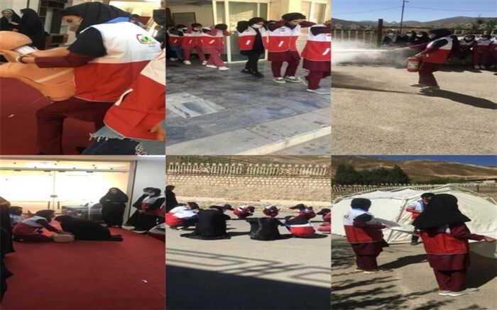 برگزاری دوره آموزشی خودامدادی و دگرامدادی دانش‌آموزان‌ در کوهرنگ