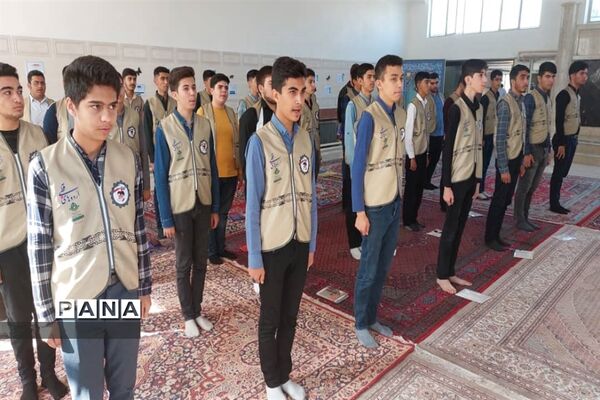 دانش‌آموزان اعضای سازمان دانش‌آموزی آذربایجان شرقی در اردوی قطبی