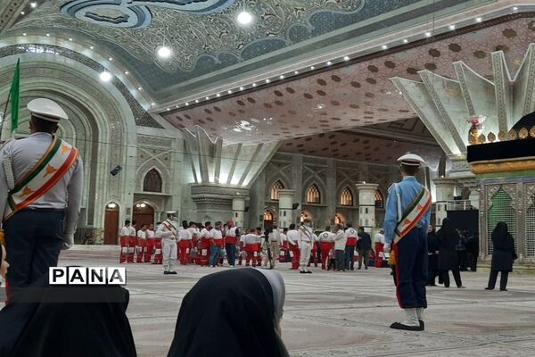 بدرقه جلو داران هلال احمر برای اربعین