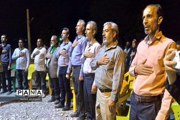 محفل شهدایی با حضور مسئولان در اردوگاه شیرآباد گلستان