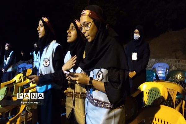 محفل شهدایی با حضور مسئولان در اردوگاه شیرآباد گلستان