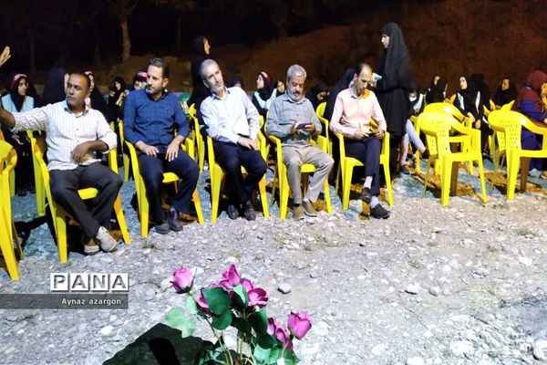 محفل شهدایی با حضور مسئولان در اردوگاه شیرآباد گلستان