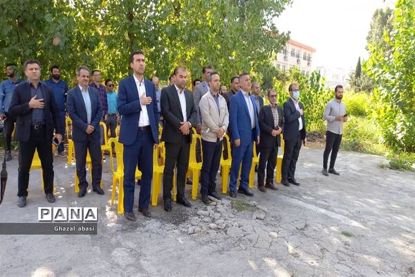 آیین افتتاح پروژه رفع ضعف ولتاژ نسیم ۱۵ شهرستان محمودآباد