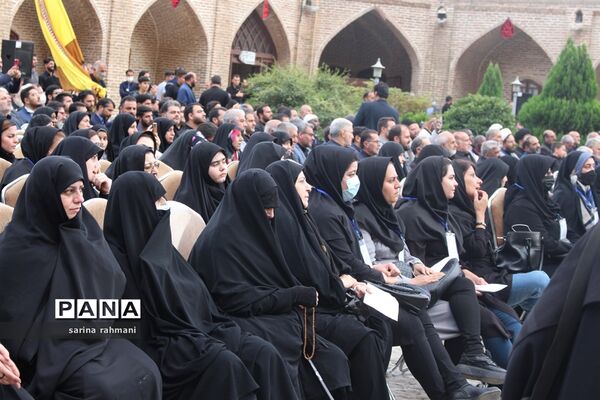 حضور خبرنگاران دانش‌آموز در اجلاس بین المللی پیرغلامان و خادمان حسینی در کرمانشاه