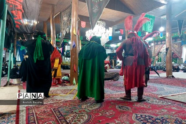 حرکت نمادین ورود اسرای مظلوم کربلا به شهر شام