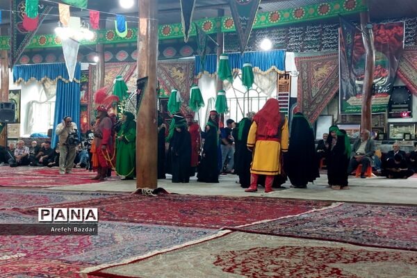 حرکت نمادین ورود اسرای مظلوم کربلا به شهر شام