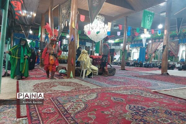 حرکت نمادین ورود اسرای مظلوم کربلا به شهر شام