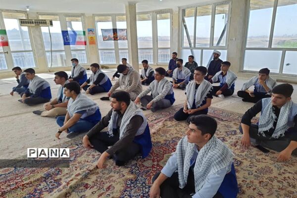اردوی دانش‌آموزان طرح یاوران ولایت بسیج دانش‌آموزی در اندیمشک