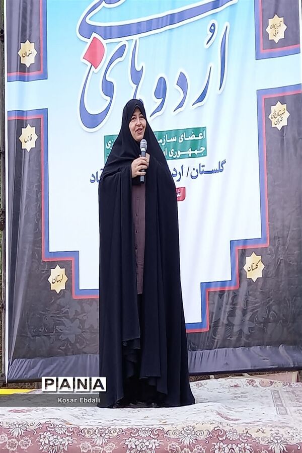 مراسم صبحگاه و دریافت پرچم افتخارات اردوی قطبی استان گلستان