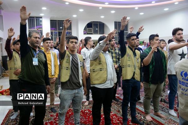 نشست جهاد تبیین اعضای سازمان دانش‌آموزی در اردوی قطب 5  آذربایجان غربی