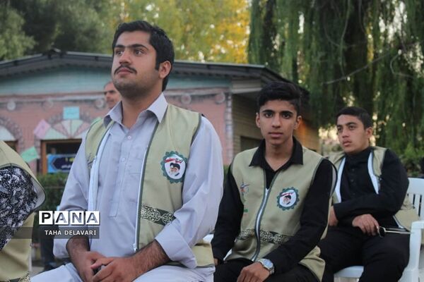 مراسم اختتامیه اردوی قطبی اعضای سازمان دانش‌آموزی اردوگاه دماوند