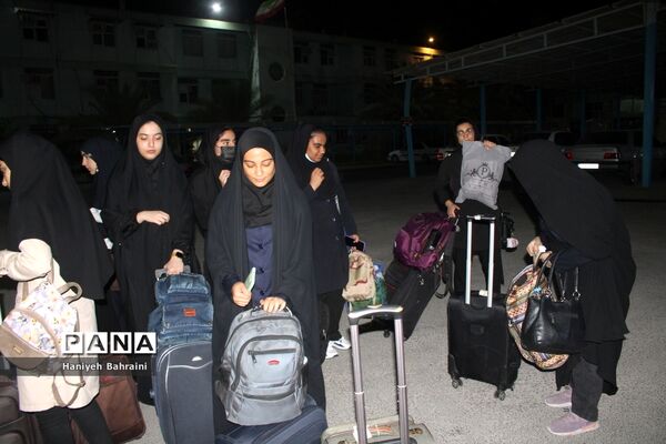 اعزام دانش‌آموزان پیشتاز دختر استان بوشهر به اردوی قطبی