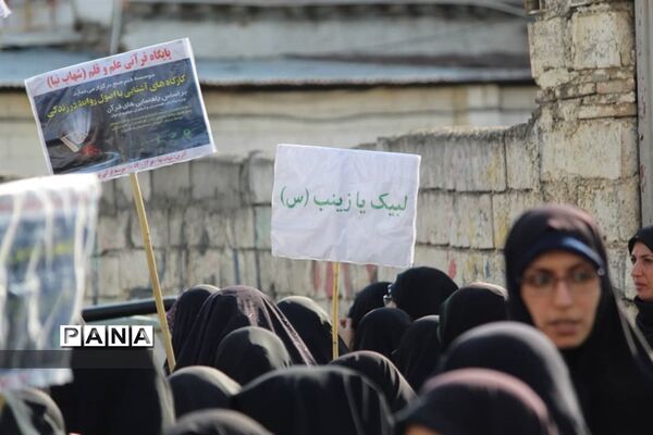پیاده‌روی بزرگ هیات استقامت زینبی شهرستان بابل
