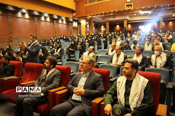 مراسم بزرگداشت هفته دولت به‌میزبانی آموزش و پرورش ناحیه 6 مشهد