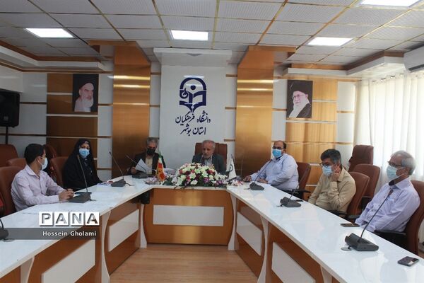 نشست توجیهی با مصاحبه شوندگان و داوطلبان دانشگاه فرهنگیان استان بوشهر